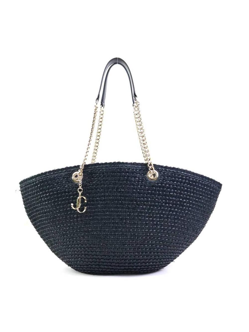 Auth Jimmy Choo Shoulder Bag Black #356398J33B